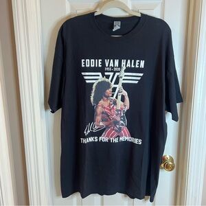 Eddie Van Halen T-Shirt Thanks For The Memories XL